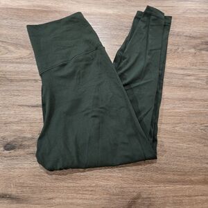 Aerie Offline XL Short Dark Green Leggings
